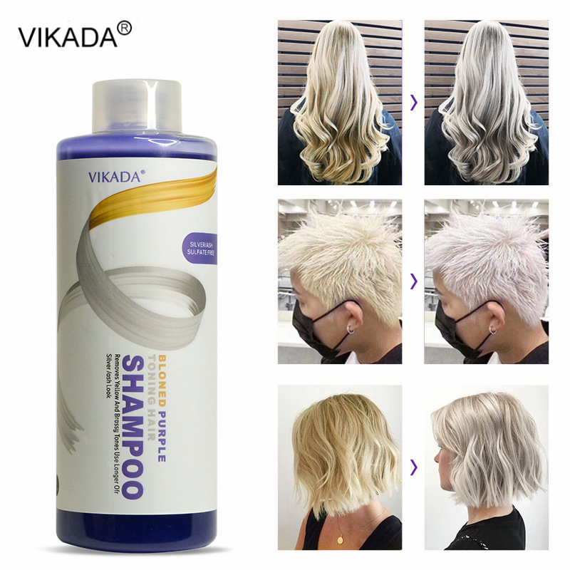 Purple Toning Shampoo - Shampoo Vikada para Cabelos Loiros e