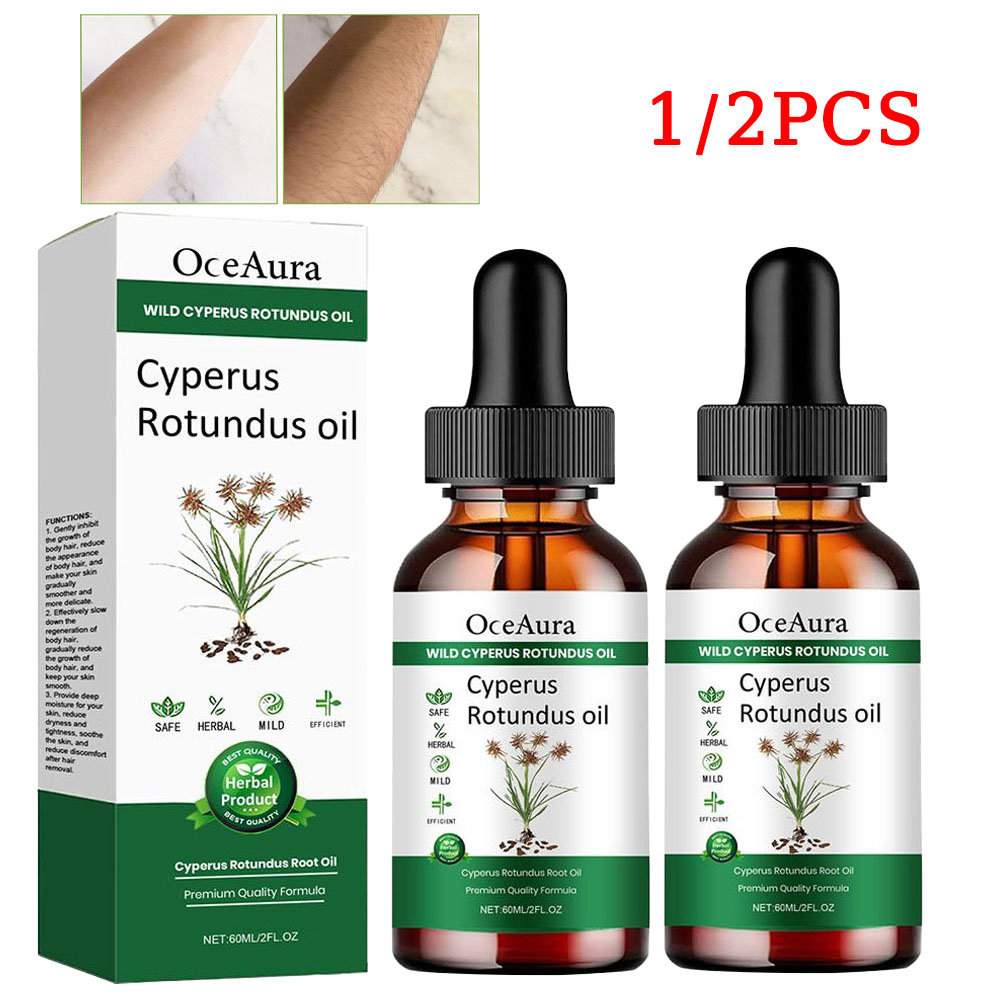 Hair Care Oil Serum - Óleo Natural de Cyperus Rotundus para