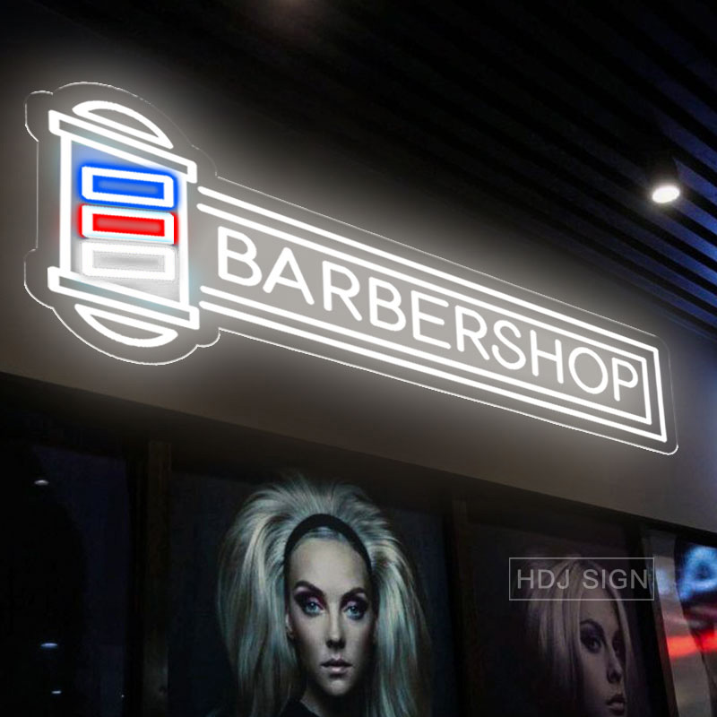 Hair Care Logo - Sinal de néon LED personalizado para