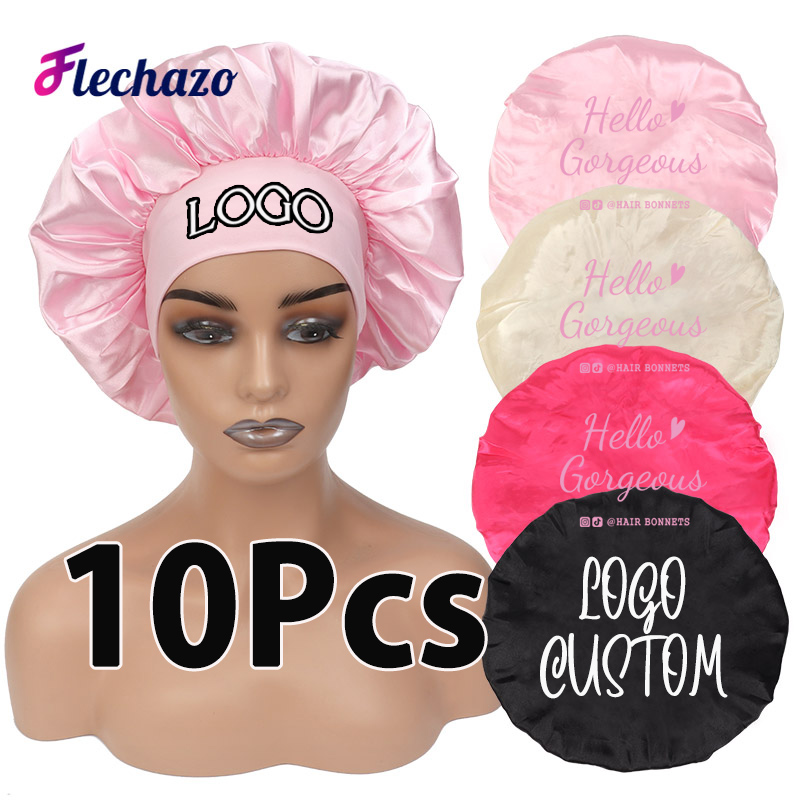 Hair Care Logo - Touca de Seda Personalizada com Logotipo