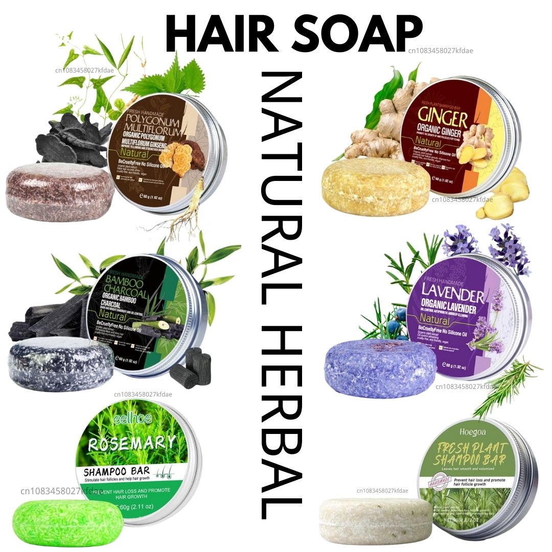 Hair Care Pantene - Sabonete shampoo de alecrim, gengibre/bambu/lavanda/Polygonum multiflorum,