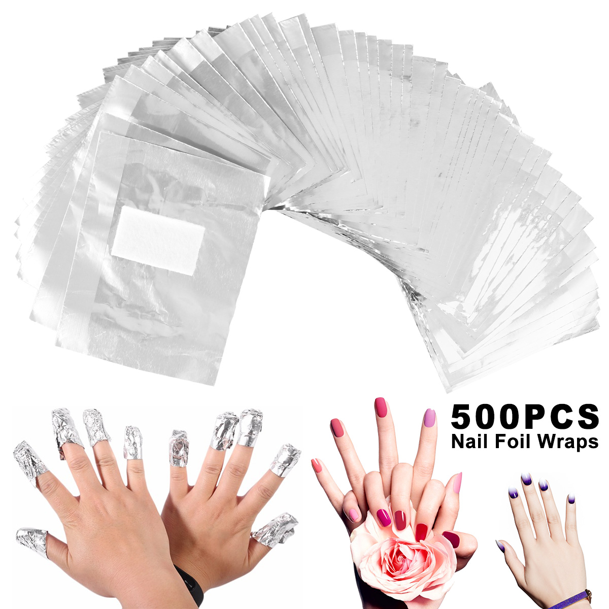 Hair Care Gel - 500/1000 pçs folha de alumínio gel