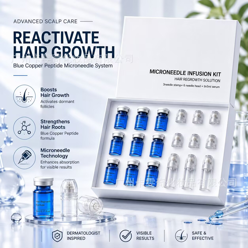 Kit GHK-Cu AHK-CU para Crescim - Hair Care Oil Serum avaliação e preço