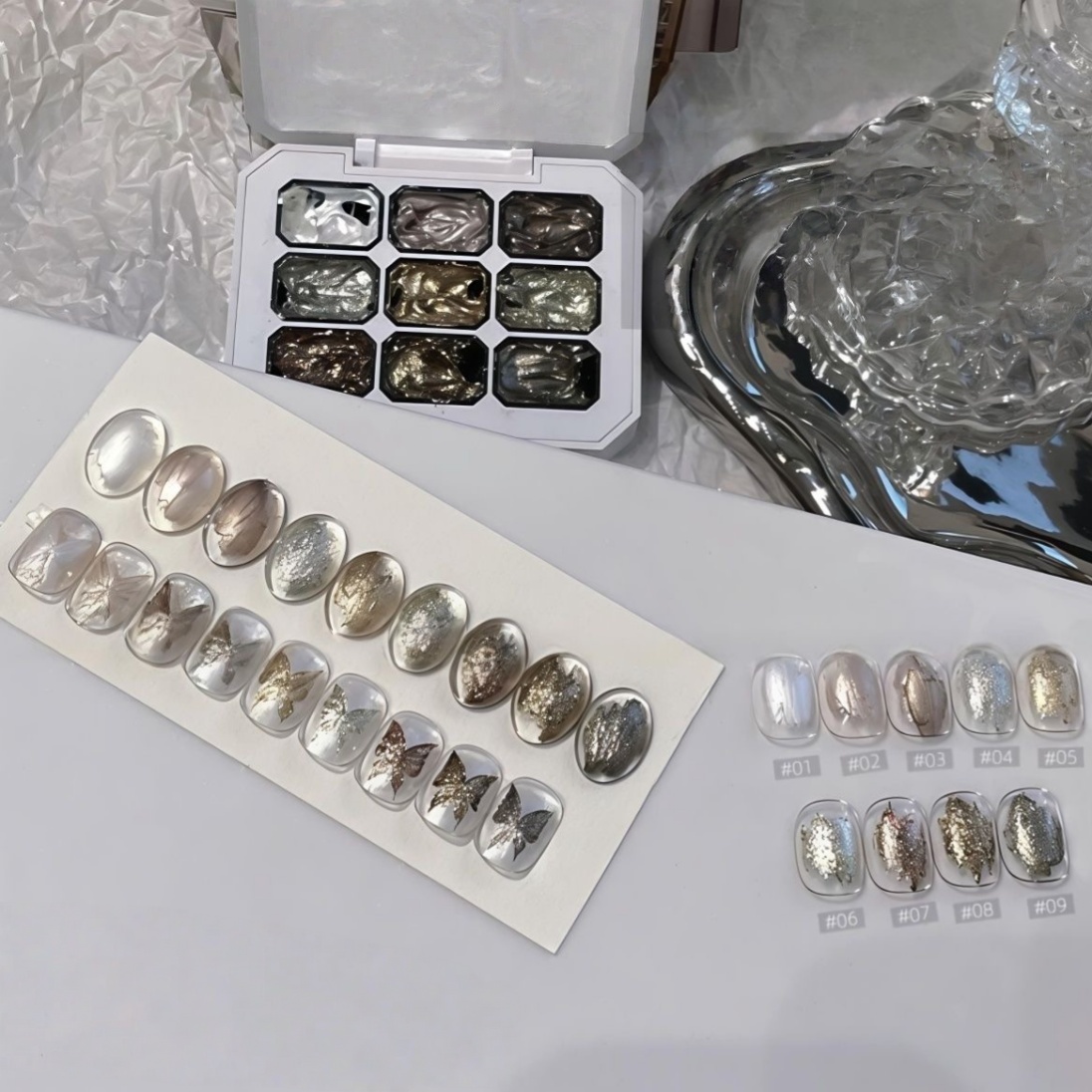 Esmalte Sólido em 9 Cores, Pó  - Hair Care Gel avaliação e preço