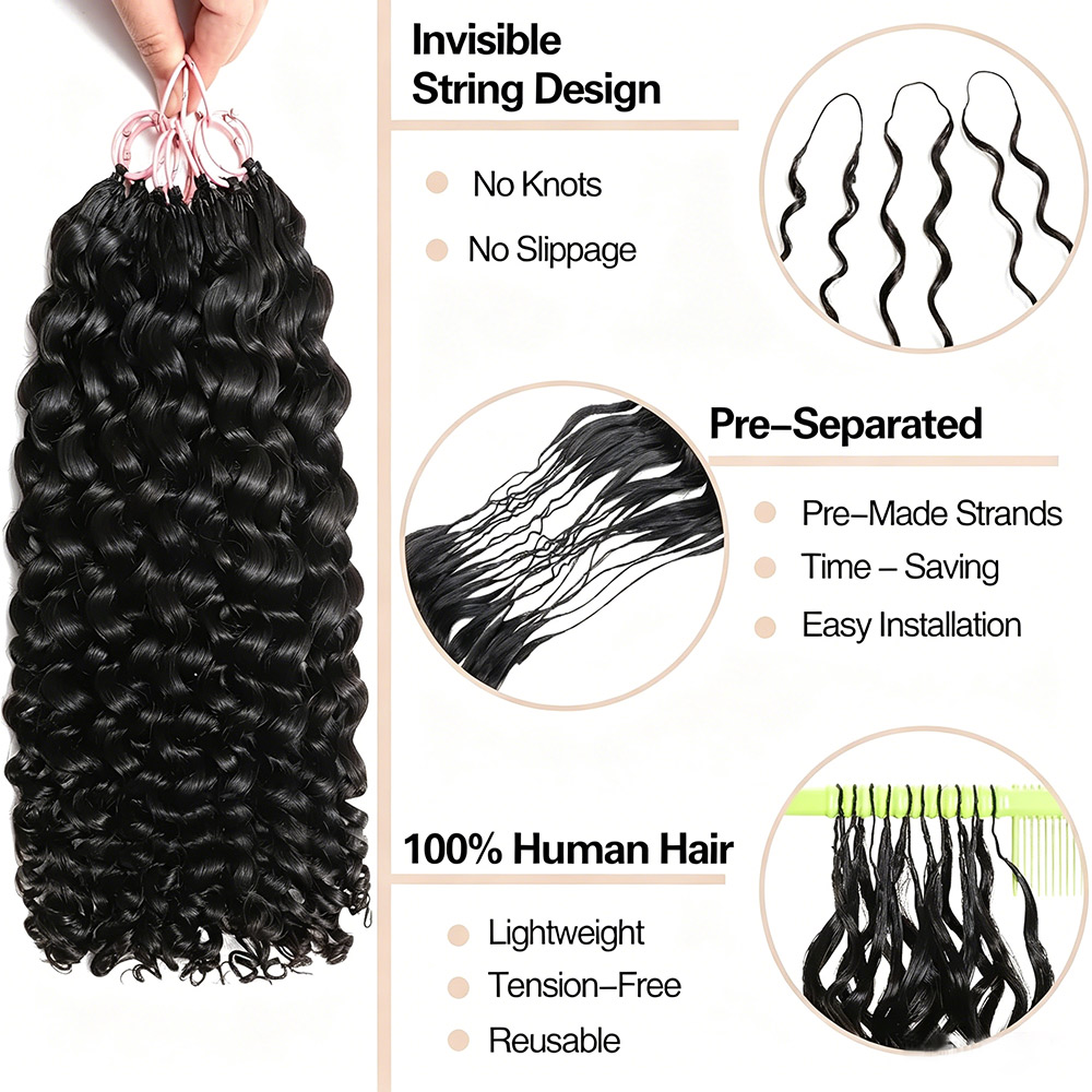 Cabelo Humano 100% para Crochê - Hair Care Curly Hair avaliação e preço