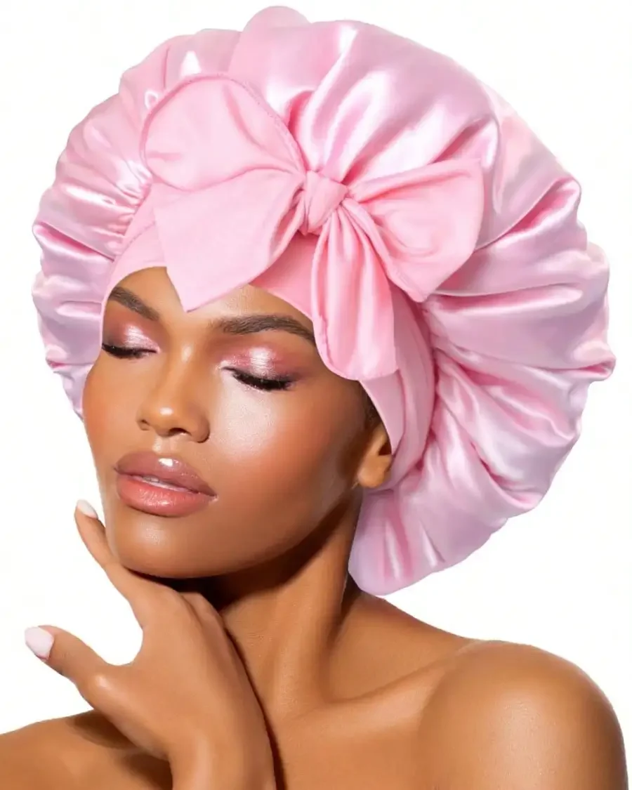 Touca de Cetim 2026 para Mulhe - Hair Care Curly Hair avaliação e preço