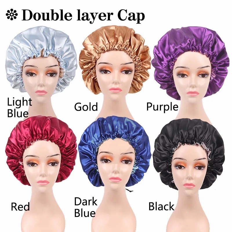 Chapéu de cetim com logotipo p - Hair Care Logo avaliação e preço