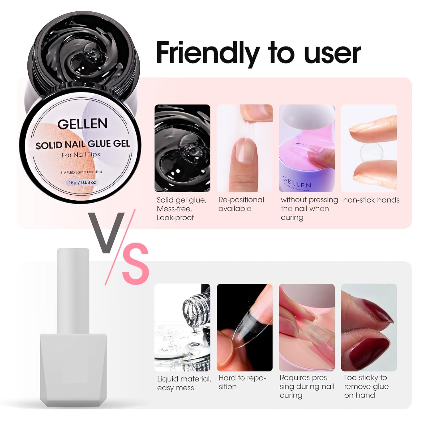 GELLEN Cola Sólida para Unhas, - Hair Care Gel avaliação e preço