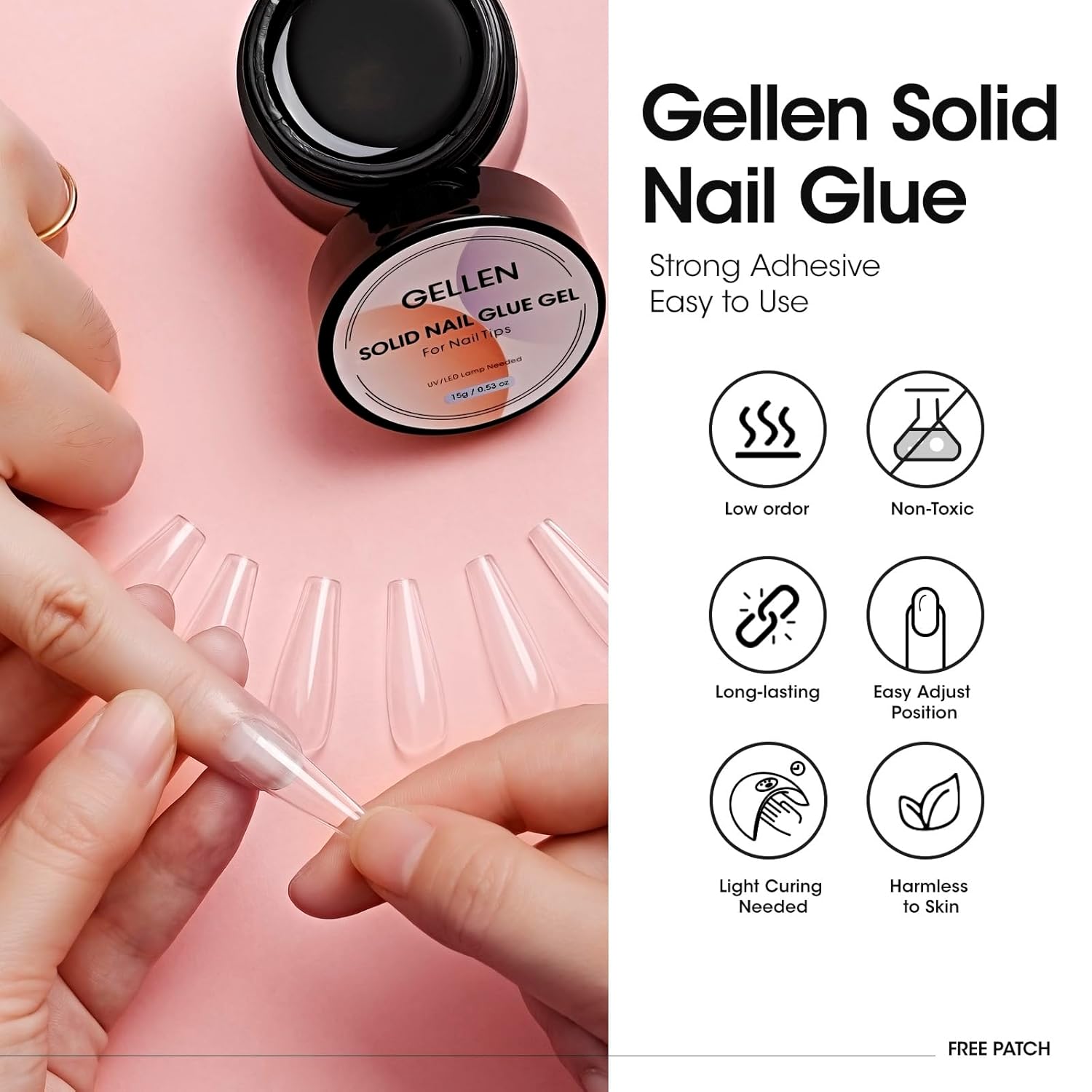 GELLEN Cola Sólida para Unhas, - Hair Care Gel avaliação e preço