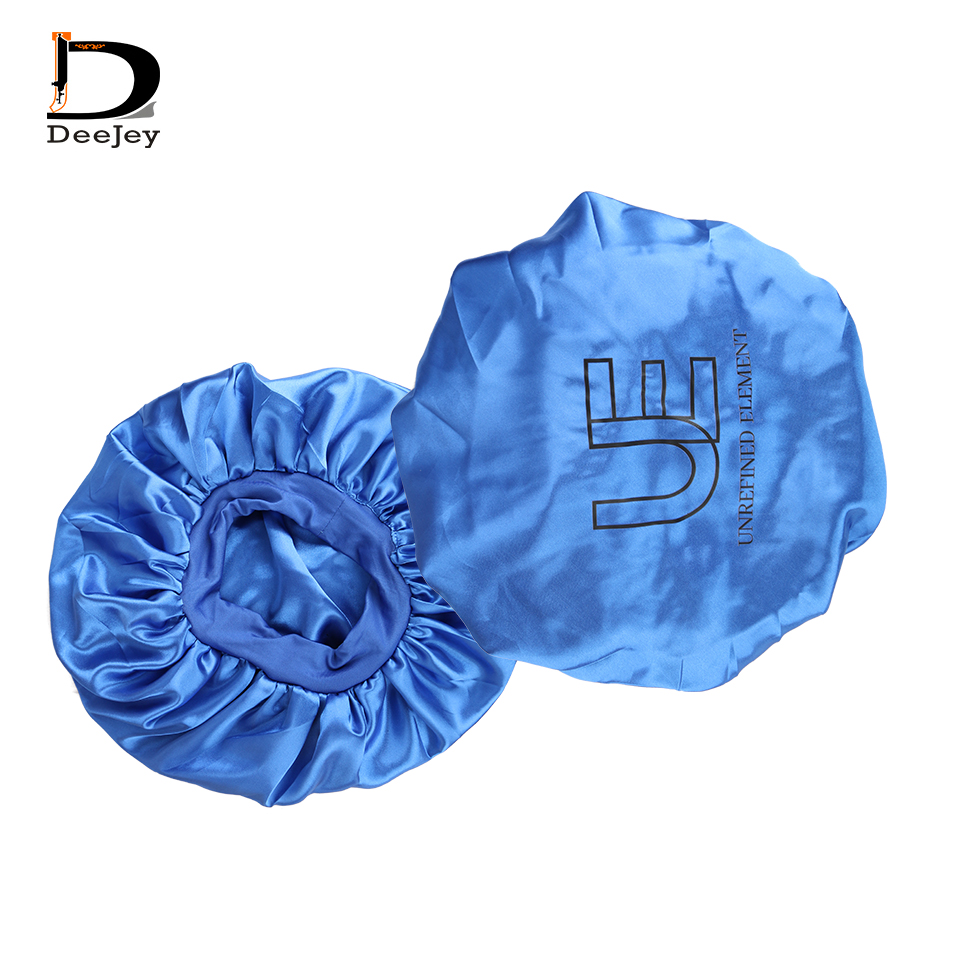 Toucas de cetim com dupla cama - Hair Care Logo avaliação e preço