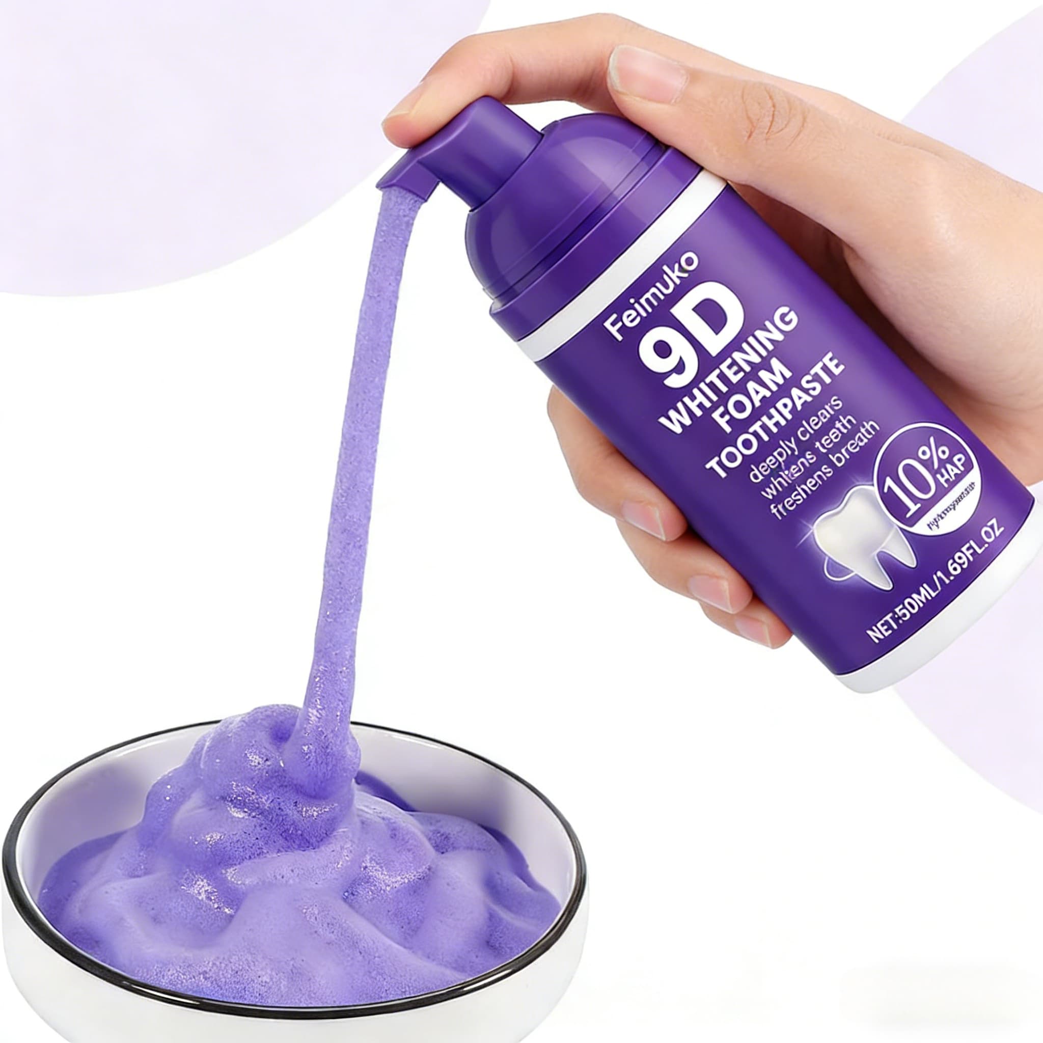 Espuma Dental Clareadora 9D Pu - Purple Toning Shampoo avaliação e preço