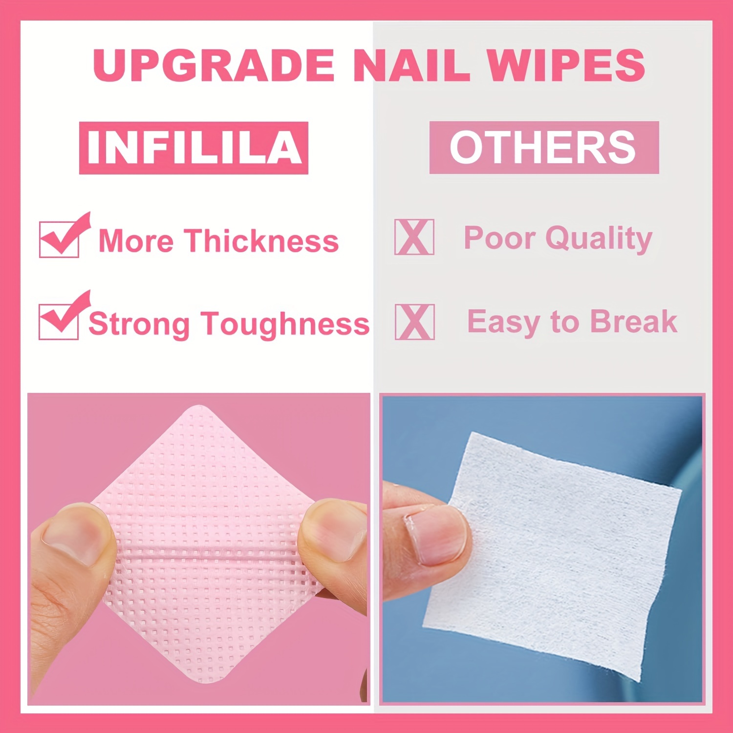 20/600 pçs toalhetes de unhas  - Hair Care Gel avaliação e preço