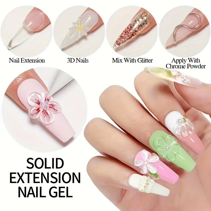 Gel de Unhas Transparente Não  - Hair Care Gel avaliação e preço
