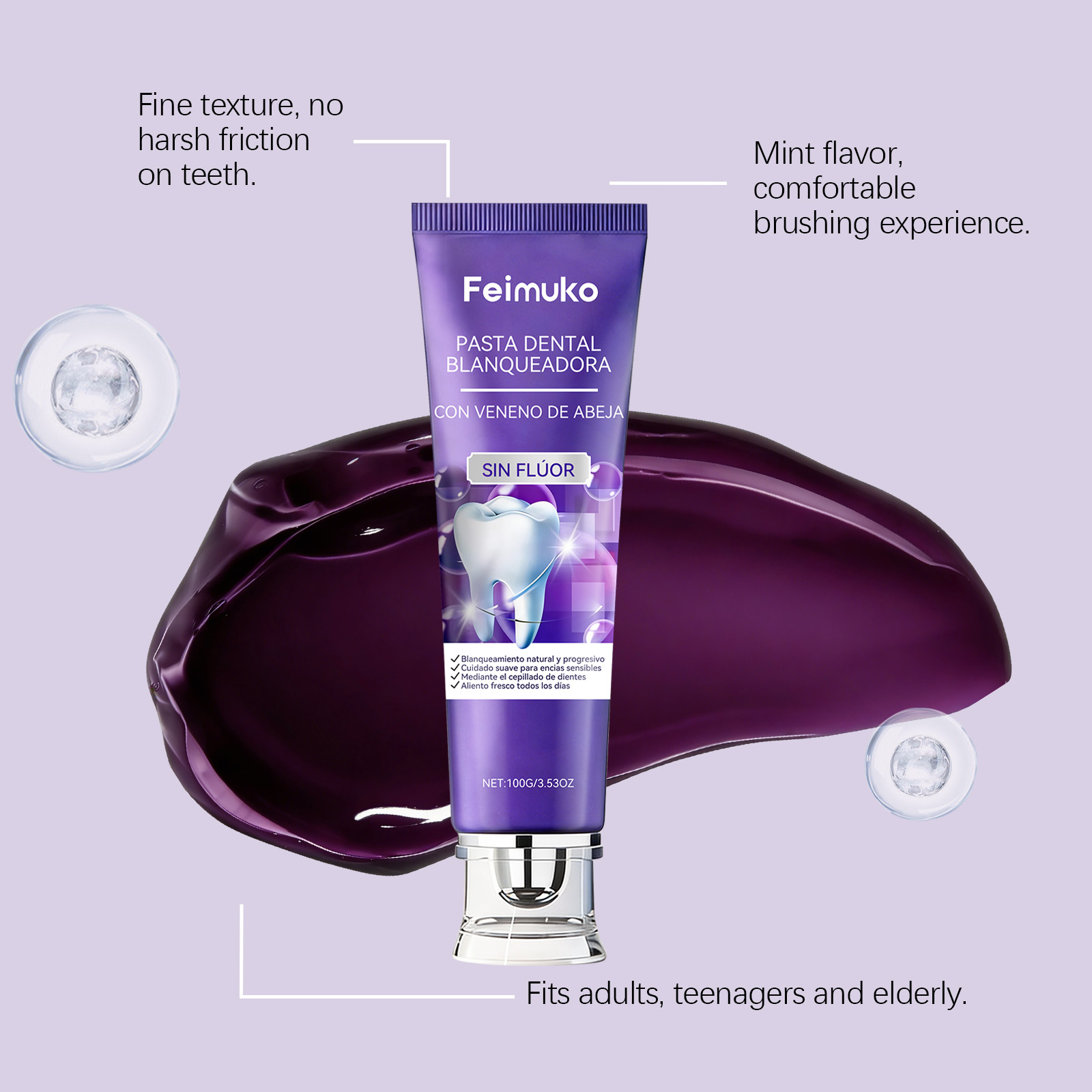 Pasta de Dente Roxa com Veneno - Purple Toning Shampoo avaliação e preço