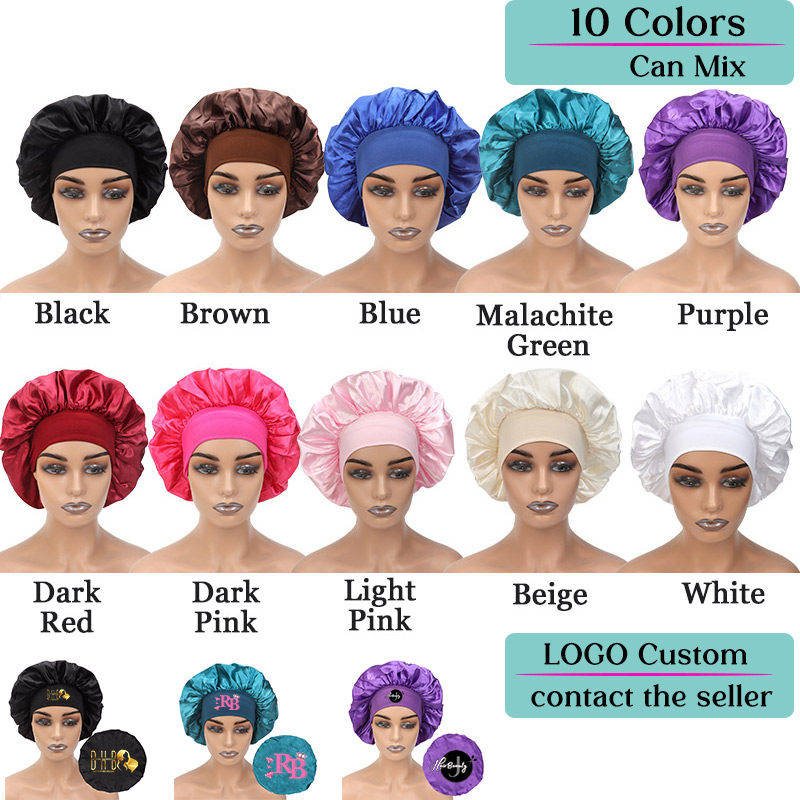 Touca de Seda Personalizada co - Hair Care Logo avaliação e preço
