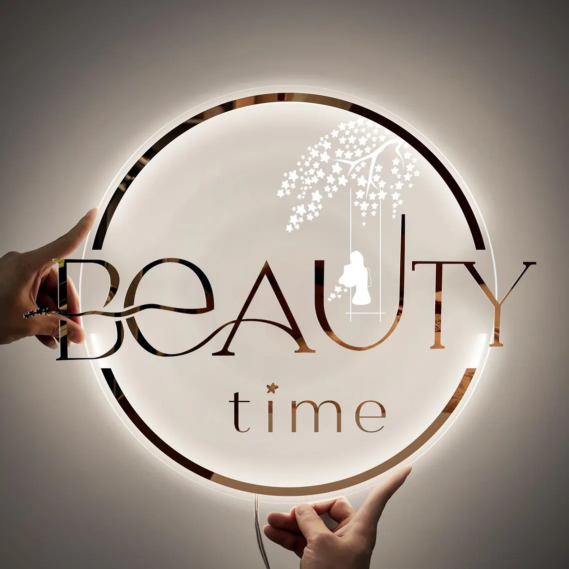 Letreiro LED Personalizado, Le - Hair Care Logo avaliação e preço