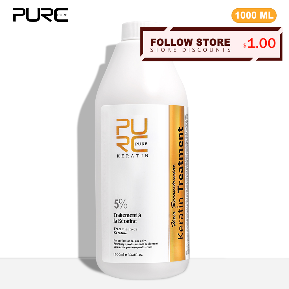 Purc 5% Keratin Smoothing Trea - Hair Care Keratin Shampoo avaliação e preço