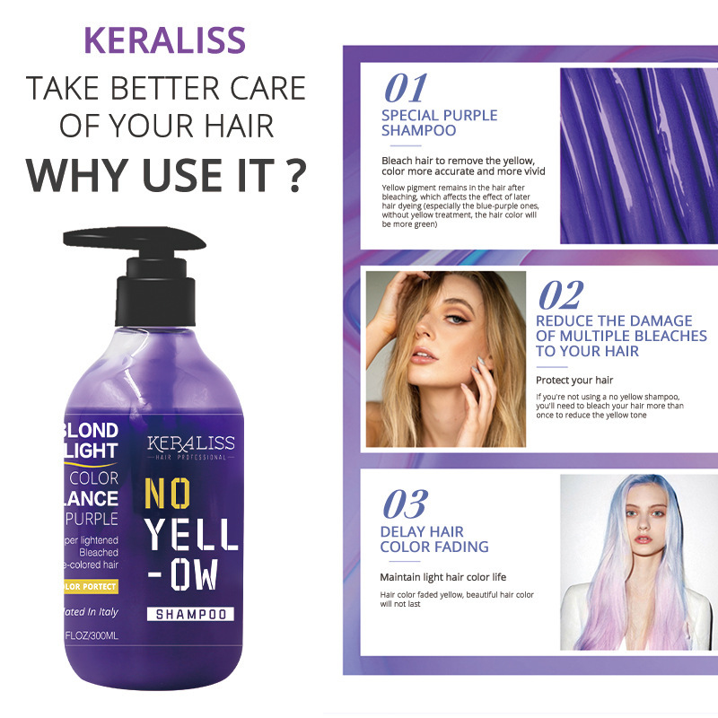 Shampoo de bloqueio de cor más - Purple Toning Shampoo avaliação e preço