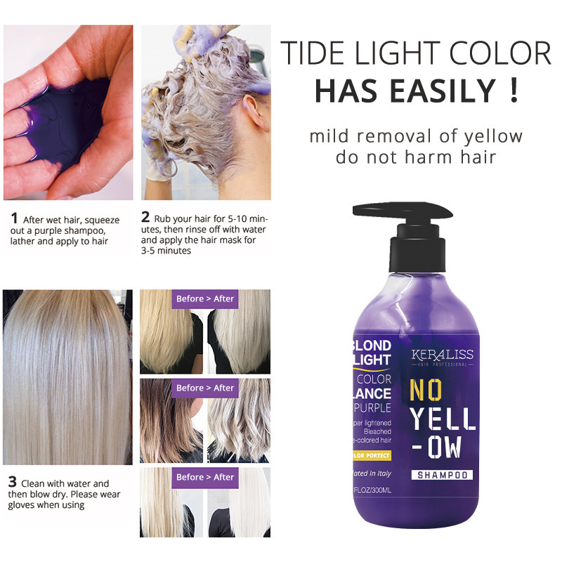 Shampoo de bloqueio de cor más - Purple Toning Shampoo avaliação e preço