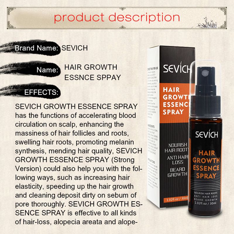 Sevich-Spray rápido do crescim - Hair Care Fragrance Essential Oil avaliação e preço