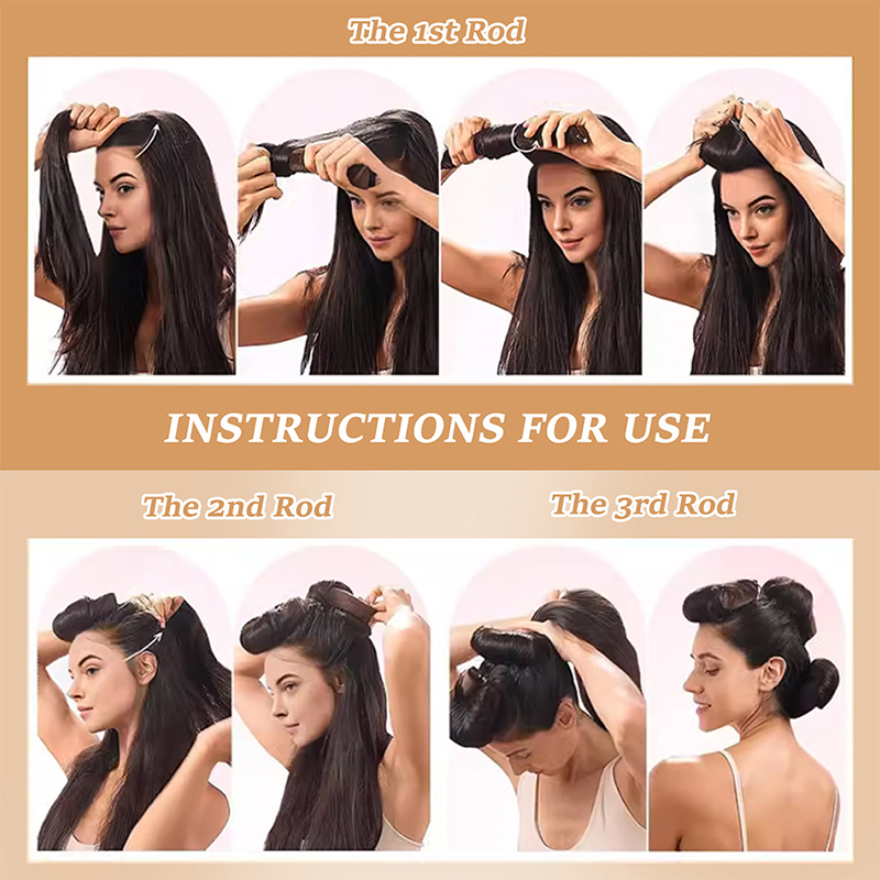 4 peças Modelador de Cabelo Se - Hair Care Curly Hair avaliação e preço