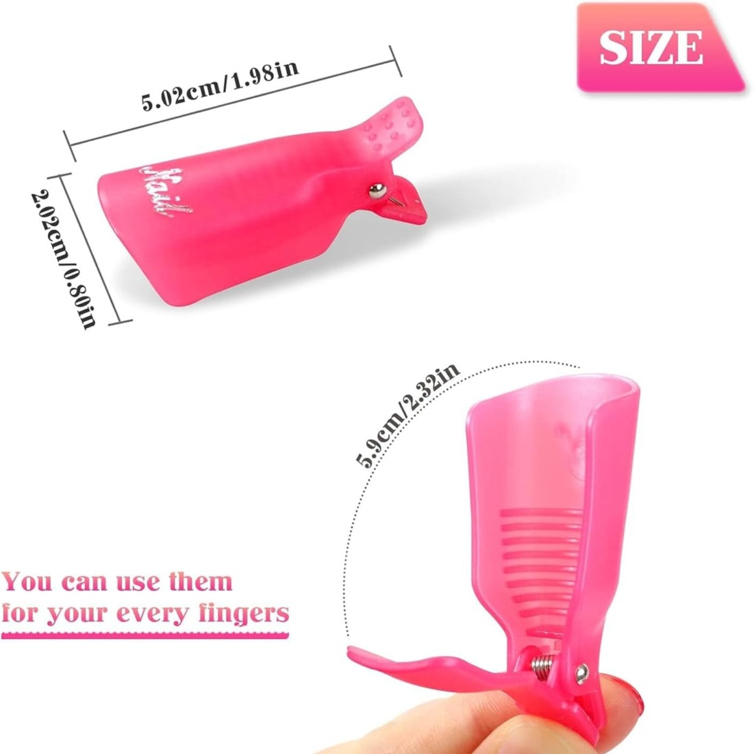 10 Clips Removedores de Esmalt - Hair Care Gel avaliação e preço
